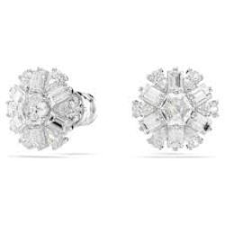 Swarovski crystal snowflake stud earrings