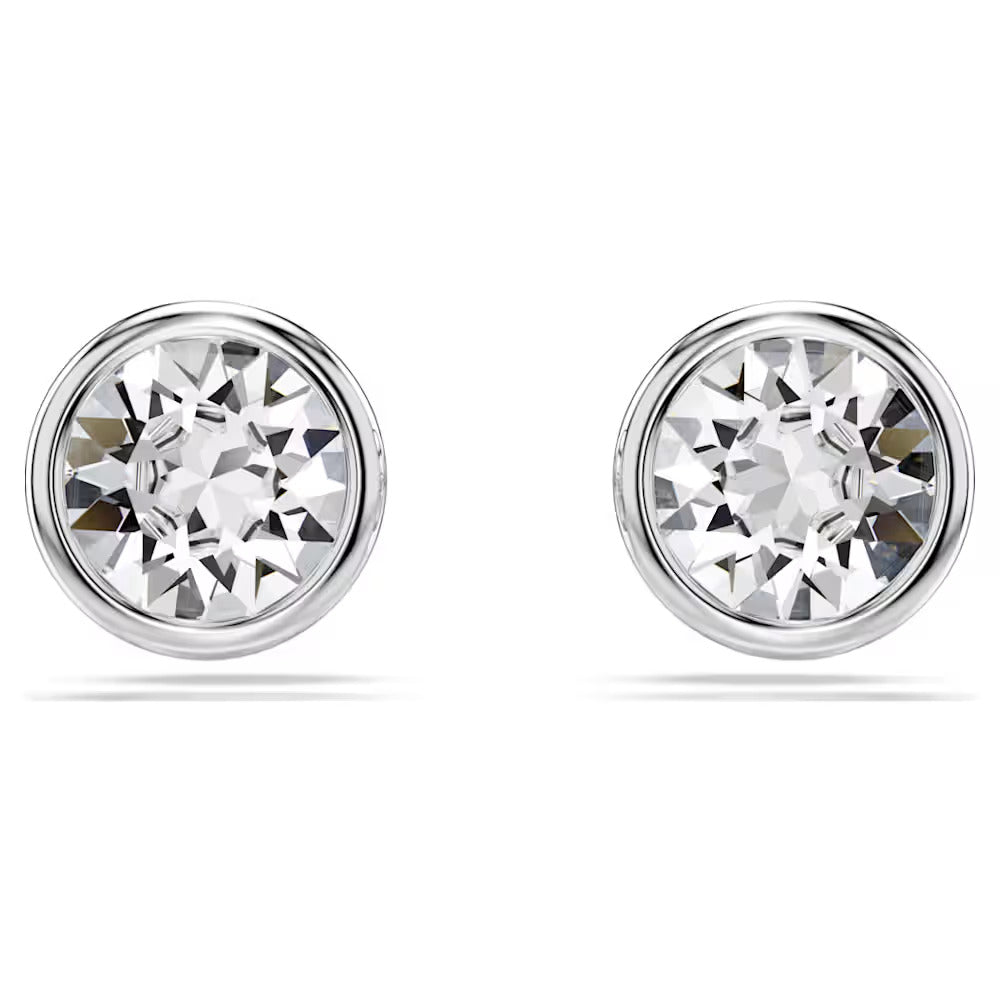 Swarovski crystal solitaire stud earrings