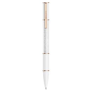 White Swarovski crystal ballpoint pen