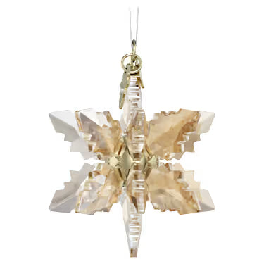 Gold Swarovski crystal 3D hanging Christmas tree ornament for 2024