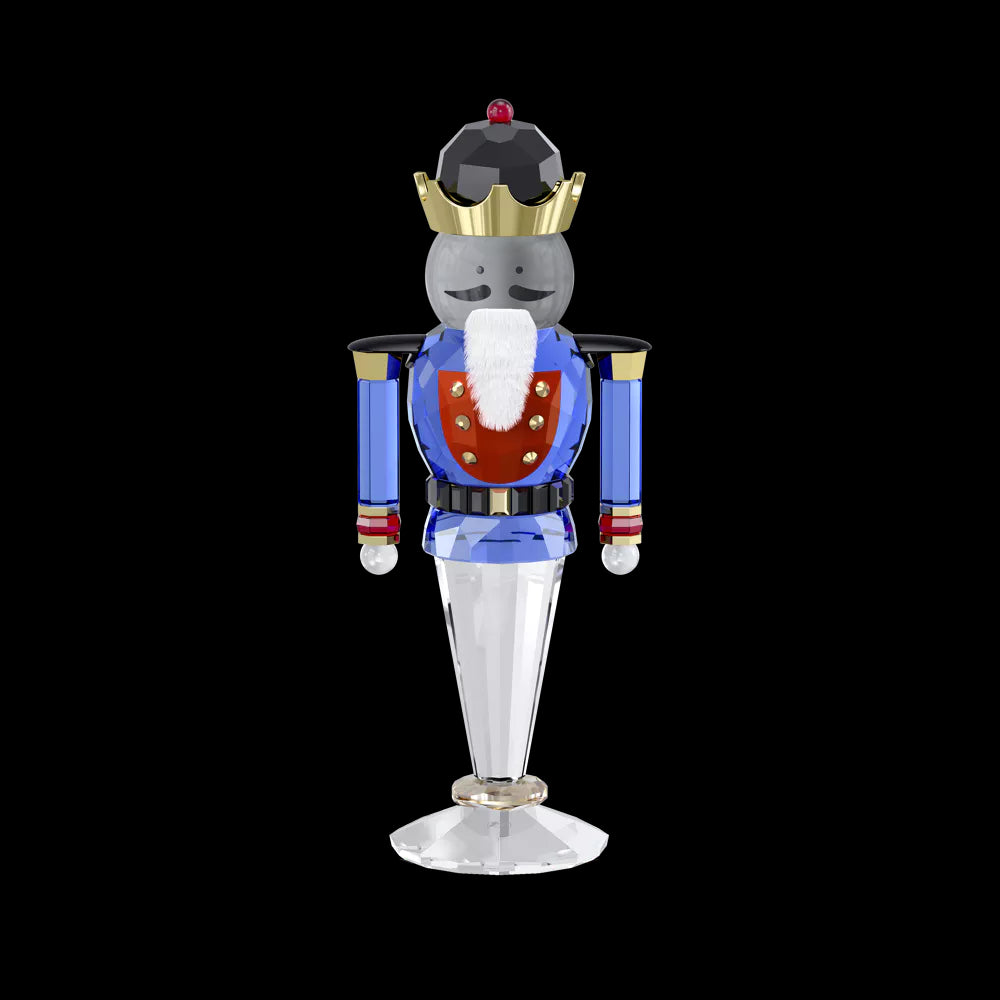 Swarovski crystal blue Nutcracker decoration